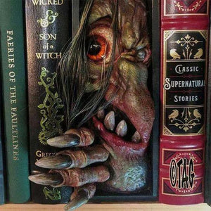 NOVELTY BOOK END FOR HALLOWEEN