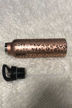 Gold Leopard Print Stainless Steel Insulated Water Bottle