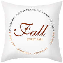 MAPLE LEAF PUMPKIN PILLOWCASE