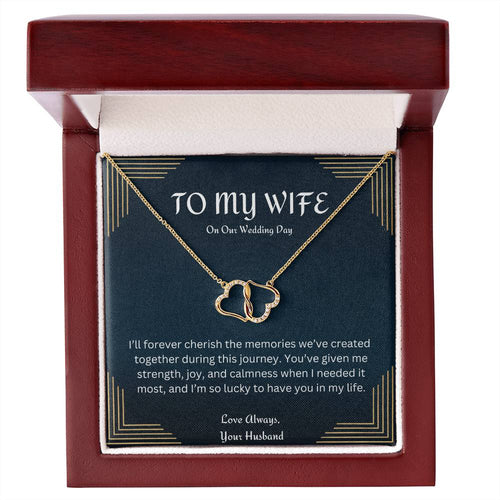 TO MY WIFE - WEDDING GIFT NECKLACE