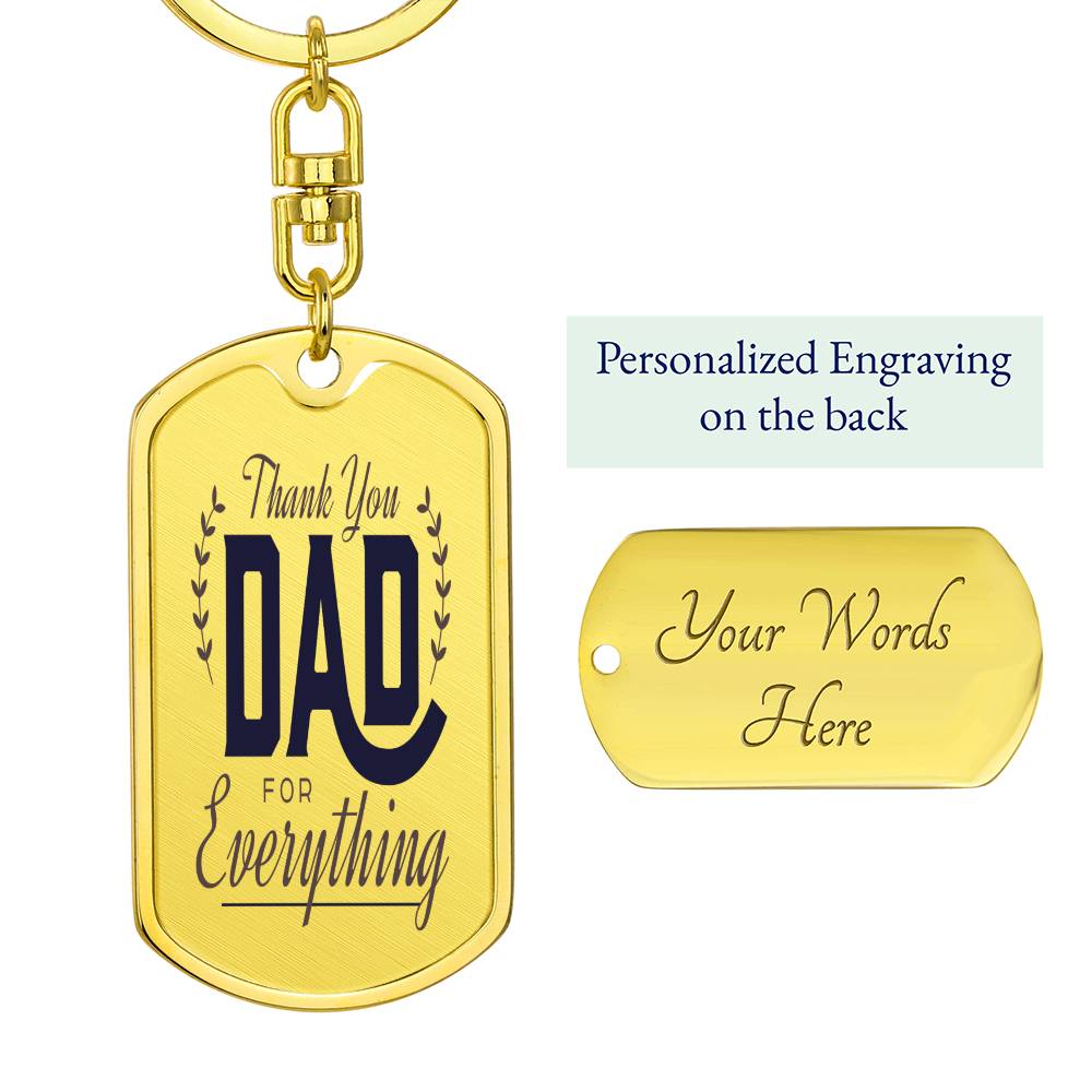 CUSTOM KEYCHAIN FOR DAD