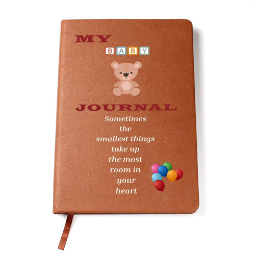 BABY JOURNAL WITH VEGAN LEATHER