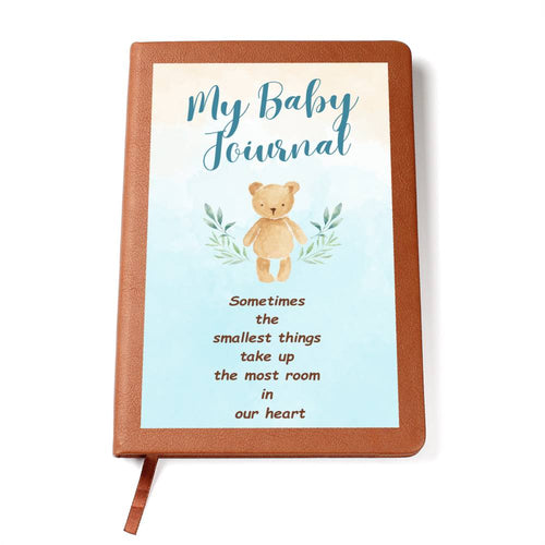 VEGAN LEATHER BABY JOURNAL