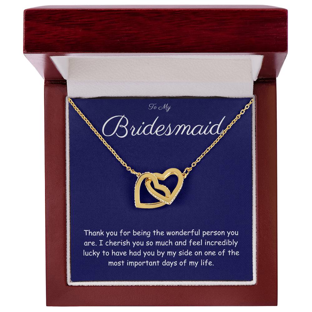 BRIDESMAID GIFT - HEART NECKLACE