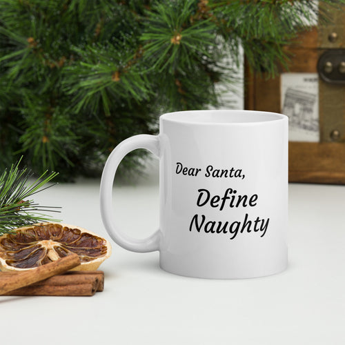 DEFINE NAUGHTY HOLIDAY MUG