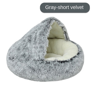 PLUSH CAT BED