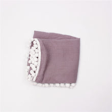 BABY BLANKET WITH TASSELS & ORGANIC COTTON