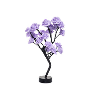 LED ROSE FLOWER TABLE LAMP