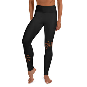 Halloween Orange Spider Leggings