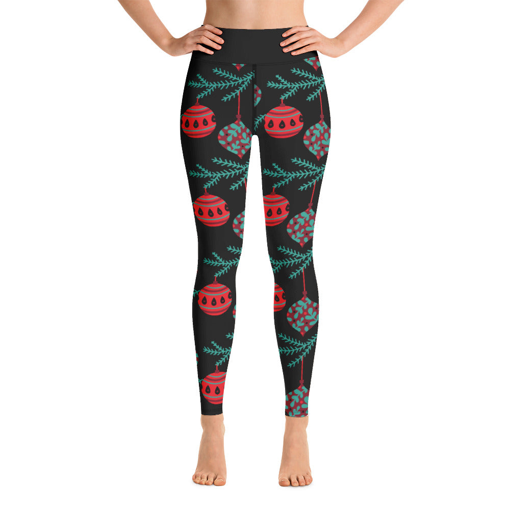 YOGA PANTS - HOLIDAY PRINT