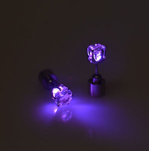 LED LIGHT STUD EARRINGS