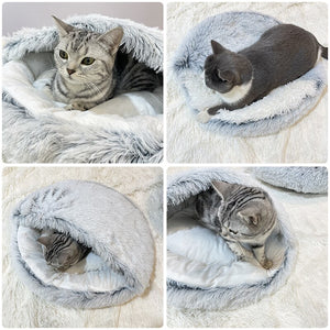 PLUSH CAT BED