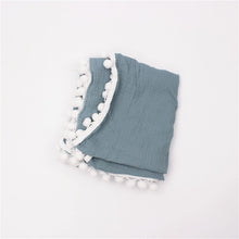 BABY BLANKET WITH TASSELS & ORGANIC COTTON