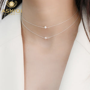 THE ELLA SINGLE PEARL NECKLACE