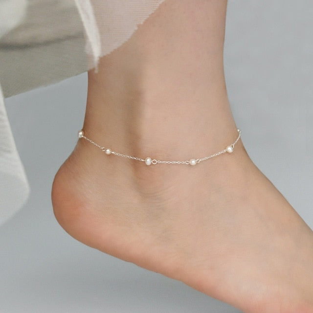 BOHEMIAN PEARL ANKLE BRACELET