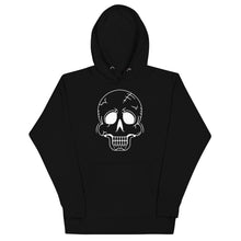 Halloween White Skull Hoodie Unisex