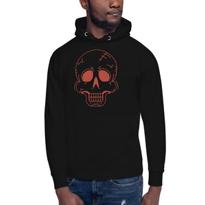 Halloween Red Skull Unisex Hoodie