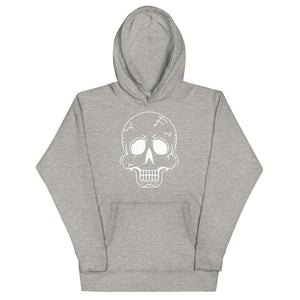 Halloween White Skull Hoodie Unisex