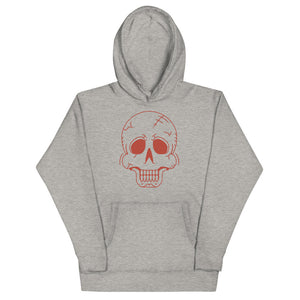 Halloween Red Skull Unisex Hoodie