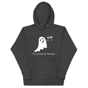 Halloween Hoodie ‘I’m Just Here for the Boos' (Unisex)