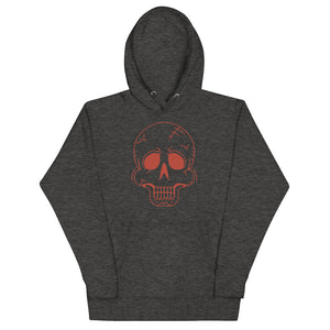 Halloween Red Skull Unisex Hoodie