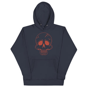 Halloween Red Skull Unisex Hoodie