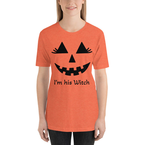 Halloween Couples' T-shirt (I'm His Witch)