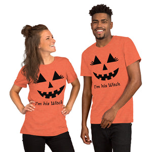 Halloween Couples' T-shirt (I'm His Witch)