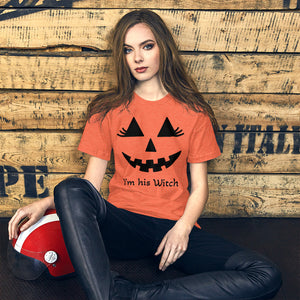 Halloween Couples' T-shirt (I'm His Witch)