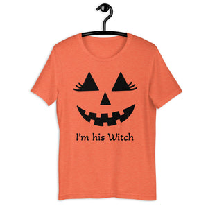 Halloween Couples' T-shirt (I'm His Witch)