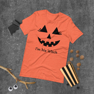 Halloween Couples' T-shirt (I'm His Witch)