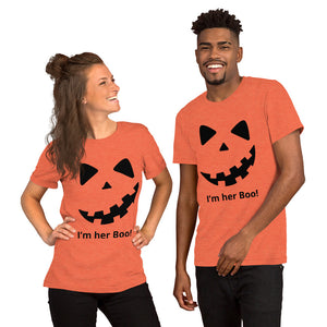 Halloween Couples' T-shirt (I'm her Boo!)