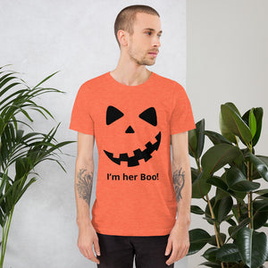 Halloween Couples' T-shirt (I'm her Boo!)