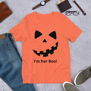 Halloween Couples' T-shirt (I'm her Boo!)