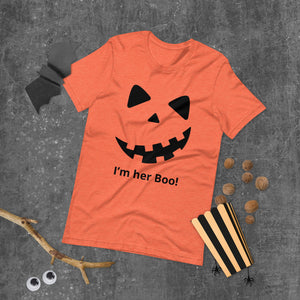 Halloween Couples' T-shirt (I'm her Boo!)